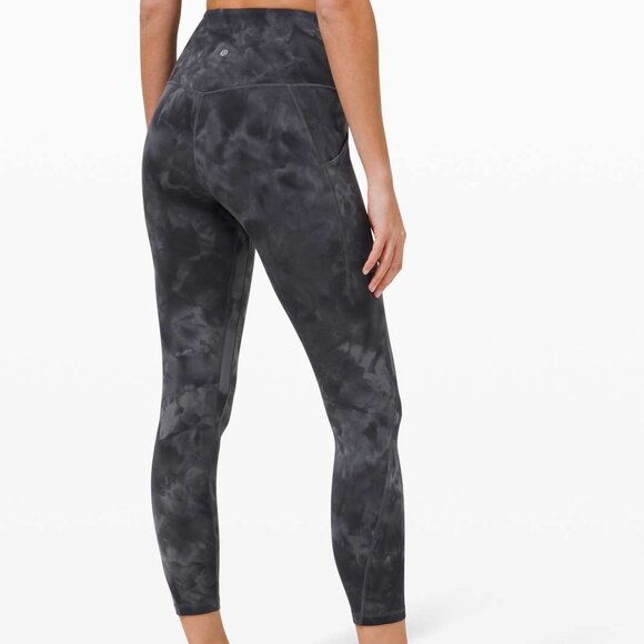 lululemon Align High Rise Pant *Pockets Diamond Dye Pitch Grey Size 8 - Picture 5 of 5